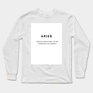 aries Long Sleeve T-Shirt